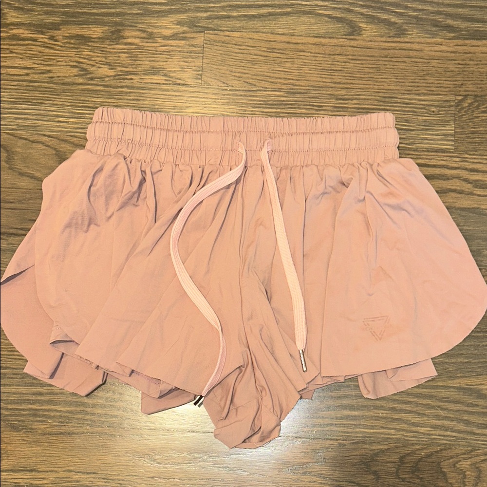 Blush Pink Women's Athletic Shorts